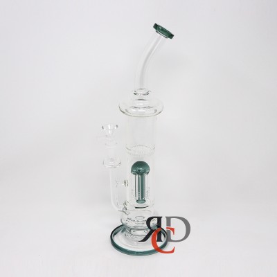 WATER PIPE STRAIGHT W/ 6 ARM TREE PERC & HONEYCOMB WP2041 1CT